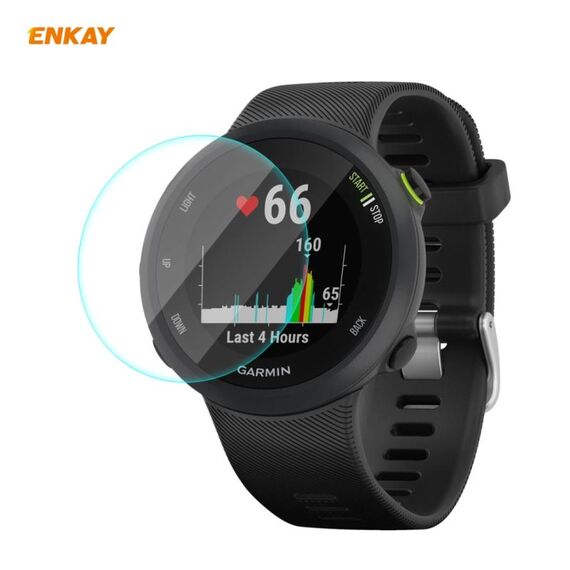 Per Garmin Forerunner 45 / 45s Enkay Hat-Prince 0.2mm 9h 2.15D Bordo curvo Temperato Glass Protector proteggi schermo