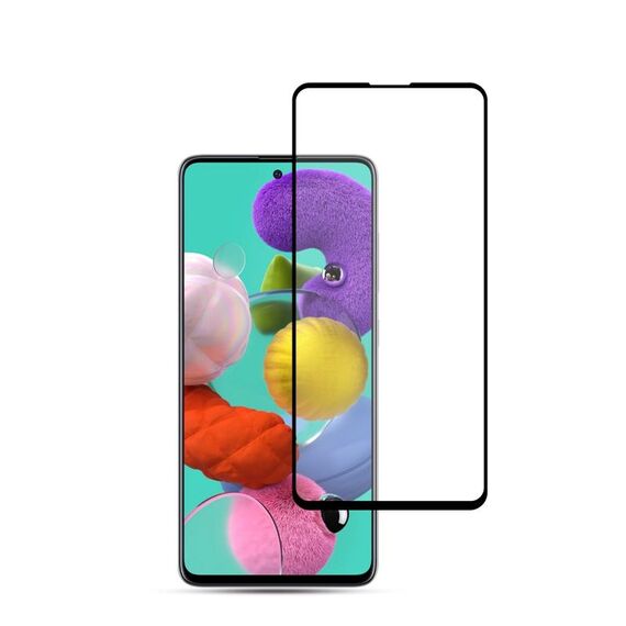 Per Samsung Galaxy A51 5G 2 PCS mocolo 0.33mm 9H 2.5D Full Glue Pellicola in vetro temperato