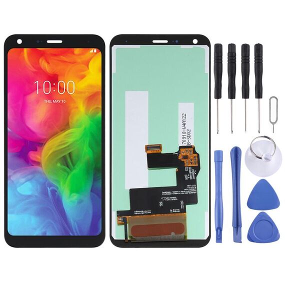 Schermo LCD originale per LG Q7 / Q7+ / Q7 Plus / Q610 / Q610YB LM-Q610YB con assemblaggio completo di digitalizzatore