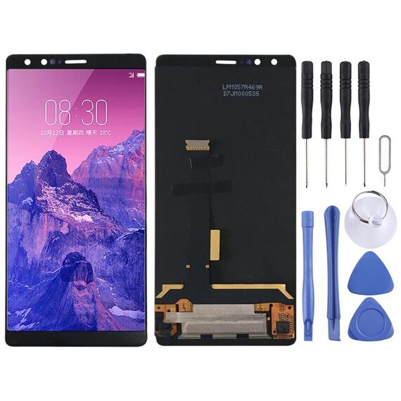 Schermo LCD OEM per ZTE Nubia Z17s / NX595J con digitalizzatore assemblaggio completo (nero)