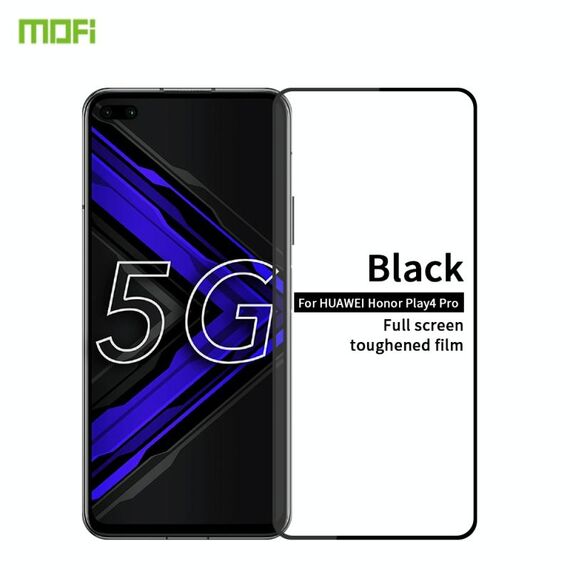 Per Huawei Honor Play4 Pro MOFI 9H 2.5D Pellicola in vetro temperato a schermo intero (nero)