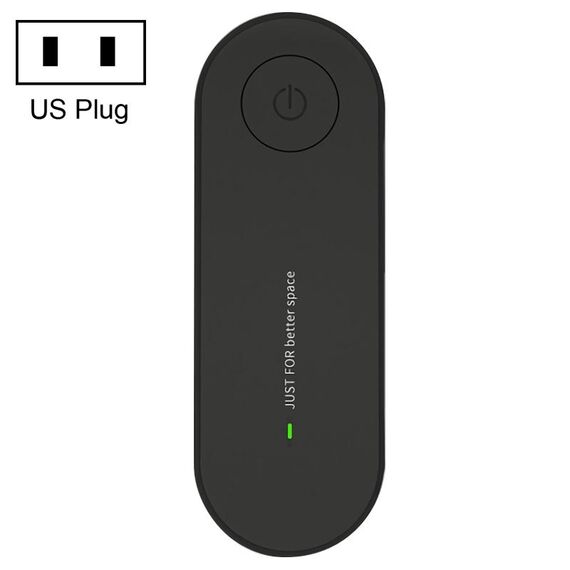Mini aspirapolvere per deodorante ad ultrasuoni wireless per uso domestico Controller per acari della polvere, spina americana (nero)