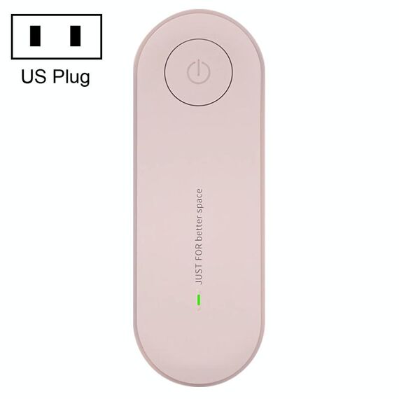 Mini aspirapolvere per deodorante ad ultrasuoni wireless per uso domestico Controller per acari della polvere, spina americana (rosa)