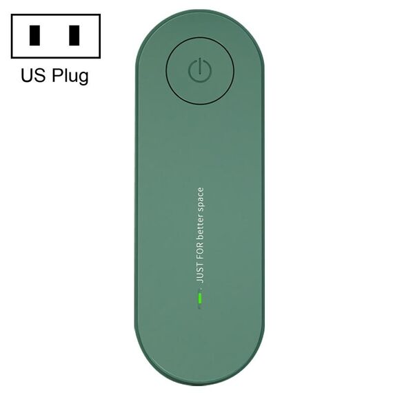 Mini aspirapolvere per deodorante ad ultrasuoni wireless per uso domestico Controller per acari della polvere, spina americana (verde)
