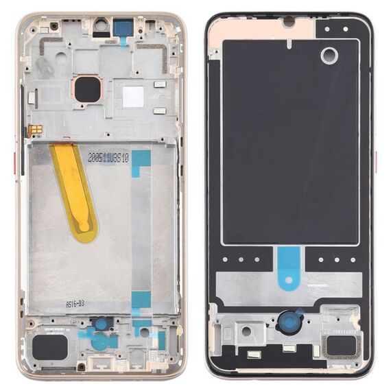 Piastra per cornice centrale originale per Xiaomi Redmi 10X 5G / Redmi 10X Pro 5G (oro)