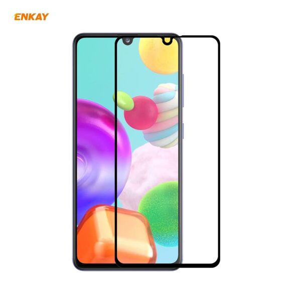 Per Samsung Galaxy A41 ENKAY Hat-Prince Full Glue 0.26mm 9H 2.5D Pellicola a copertura totale in vetro temperato