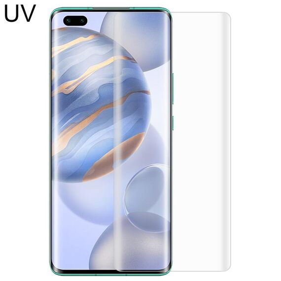 Per Huawei Honor 30 Pro Pellicola in vetro temperato con colla piena curva a liquido UV