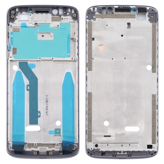 Cornice per cornice LCD alloggiamento anteriore per Motorola Moto E5 (grigio)