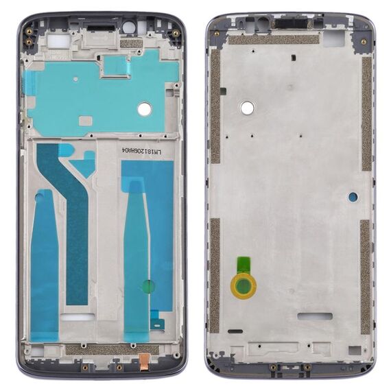Piastra cornice cornice LCD alloggiamento anteriore per Motorola Moto E5 Plus (viola)
