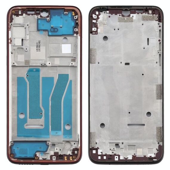 Piastra cornice cornice LCD alloggiamento anteriore per Motorola Moto G8 Plus (rosso)
