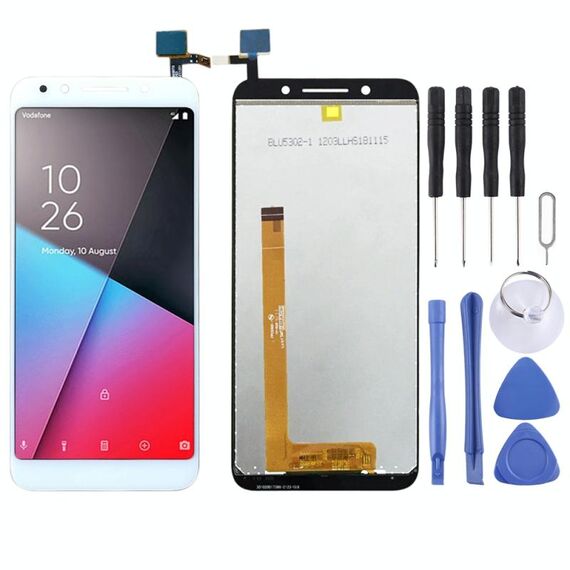 Schermo LCD OEM per Vodafone Smart N9 Lite / VFD620 con digitalizzatore assemblaggio completo (bianco)