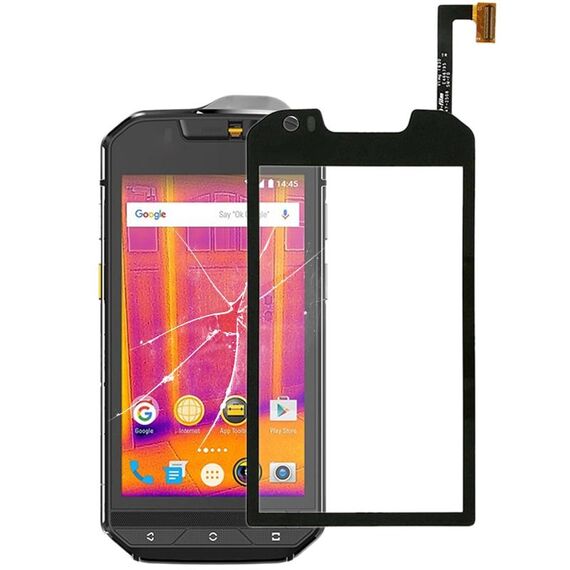 Pannello a sfioramento per CAT S60 4,7 pollici (nero)