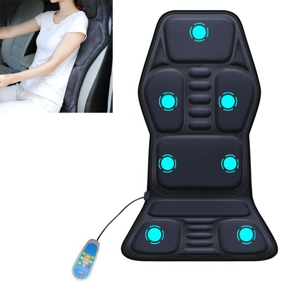 YJ-308 Massaggiatore per auto Cervicale Colonna vertebrale Collo Vita Auto Riscaldamento domestico Tappetino per massaggio multifunzionale per tutto il corpo, Specifica: Versione classica