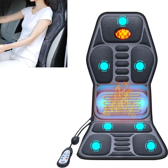 YJ-308 Massaggiatore per auto Cervicale Colonna vertebrale Collo Vita Auto Riscaldamento per la casa Tappetino per massaggio multifunzionale per tutto il corpo, Specifica: Edizione Premium