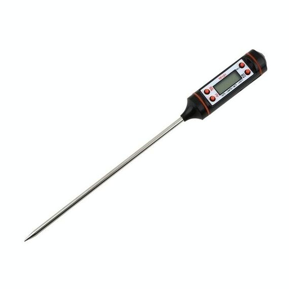 3 PCS Tipo di penna per alimenti Termometro Tipo di sonda Termometro elettronico con display digitale Termometro per olio da forno per barbecue liquido (nero)