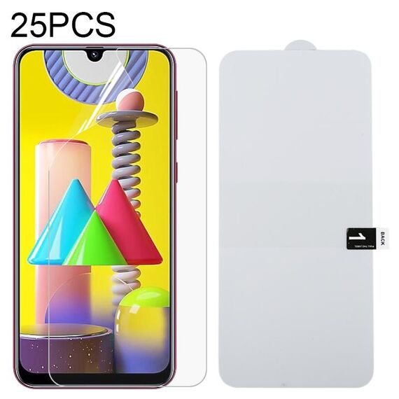 Per Samsung Galaxy M31 25 PCS Pellicola protettiva per schermo intero a prova di esplosione in idrogel