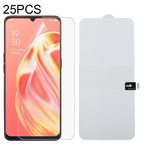 Per OPPO Reno3 e A91 25 PCS Full Screen Protector Pellicola idrogel a prova di esplosione