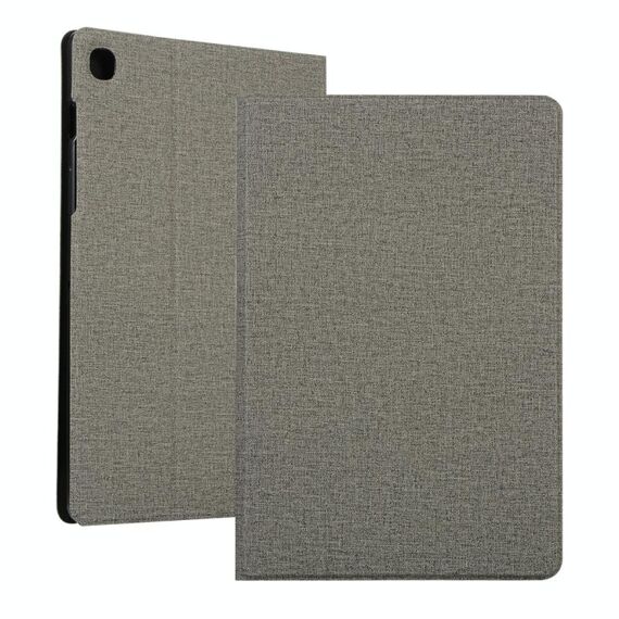 Per Huawei Enjoy Tablet 2 Custodia in pelle con vibrazione orizzontale in TPU con struttura in tessuto da 10.1 pollici con supporto (grigio)