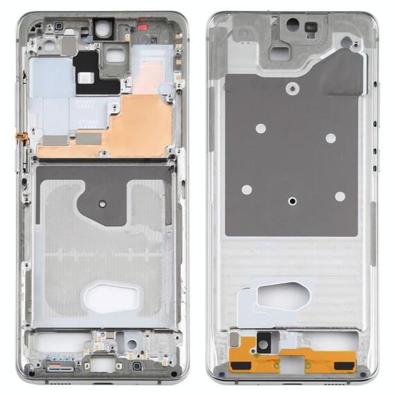 Per Samsung Galaxy S20 Ultra Middle Frame Bezel Plate con tasti laterali (argento)