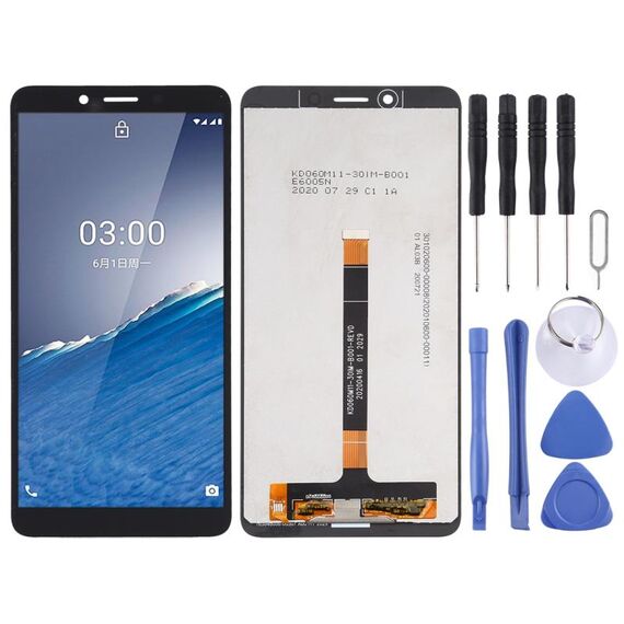 Schermo LCD TFT per Nokia C3 con assemblaggio completo di digitalizzatore