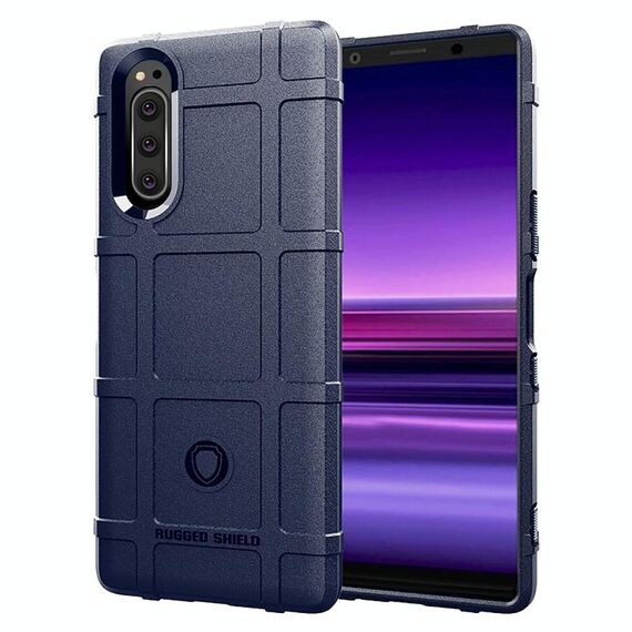 Custodia in TPU antiurto a copertura totale per Sony Xperia 5 II (blu)