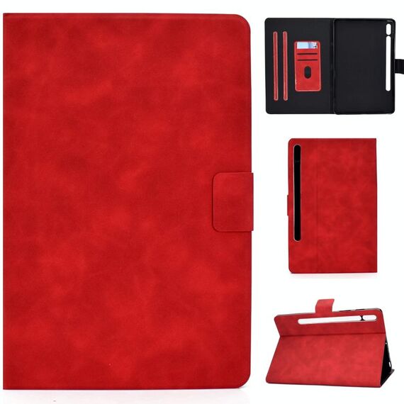 Per Samsung Galaxy Tab S8 / GALAXY TAB S7 11.0 T870 Custodia in pelle a flip orizzontale orizzontale con supporto e carta Slot & Sleep / Wake-up (rosso)
