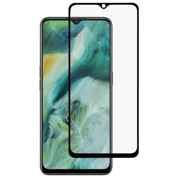 Per OPPO Trova X2 Lite Glue Full Screen a schermo intero Pellicola in vetro temperato
