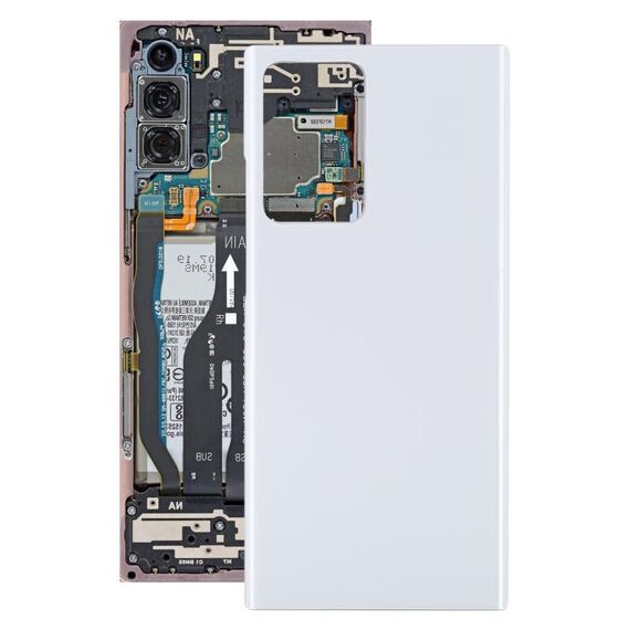 Cover posteriore batteria per Samsung Galaxy Note20 Ultra (bianca)