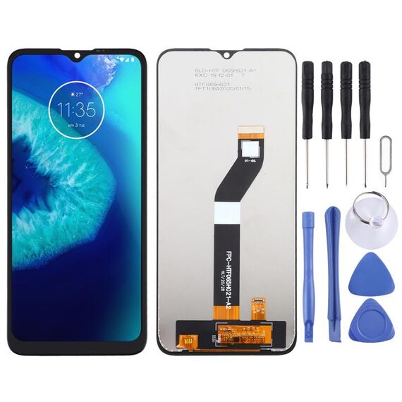Schermo LCD TFT per Motorola Moto G8 Power Lite con assemblaggio completo di digitalizzatore