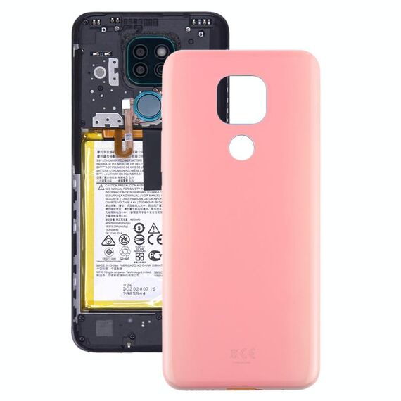 Coperchio posteriore della batteria per Motorola Moto G9 Play / Moto G9 (India) (rosa)