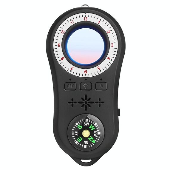 Rilevatore di allarme di precisione wireless per scanner a infrarossi S100 con torcia a LED (nero)
