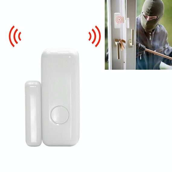 PB-67R Sensore per porte e finestre wireless intelligente con pulsante di emergenza
