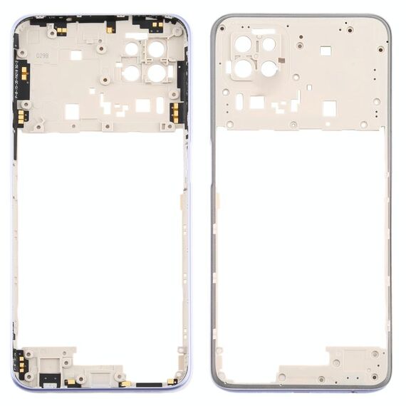 Per OPPO A72 5G PDYM20 Piastra con cornice centrale (viola)