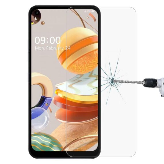 Per LG Q61 0.26mm 9H 2.5D Pellicola in vetro temperato