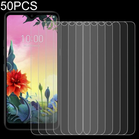 Per LG K50S 50 PCS 0.26mm 9H 2.5D Pellicola in vetro temperato