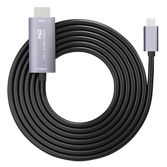 Z36A Scheda di acquisizione video HD maschio da HDMI a USB-C / Type-C maschio, lunghezza cavo: 2 m
