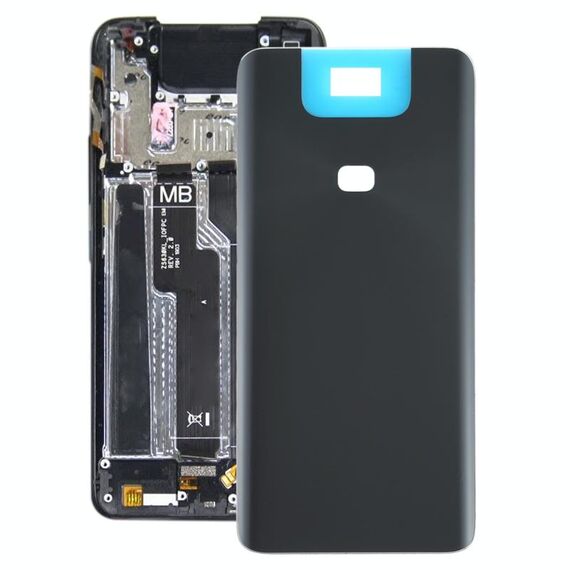 Cover posteriore in vetro per batteria per Asus Zenfone 6 ZS630KL (Jet Black)