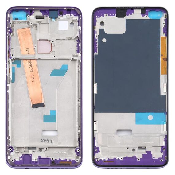 Piastra cornice cornice LCD alloggiamento anteriore per Xiaomi Redmi K30i 5G (viola)