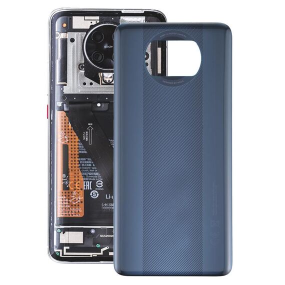 Cover posteriore batteria originale per Xiaomi Poco X3 / Poco X3 NFC M2007J20CG / M2007J20CT (nero)