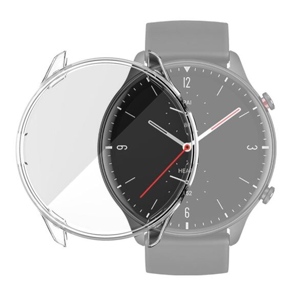 Per Amazfit GTR 2 Custodia protettiva galvanica in TPU (trasparente)
