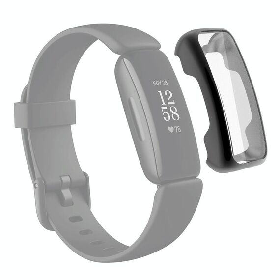 Per Fitbit Inspire 2 TPU Cover protettivo per la protezione elettroplatante (nero)