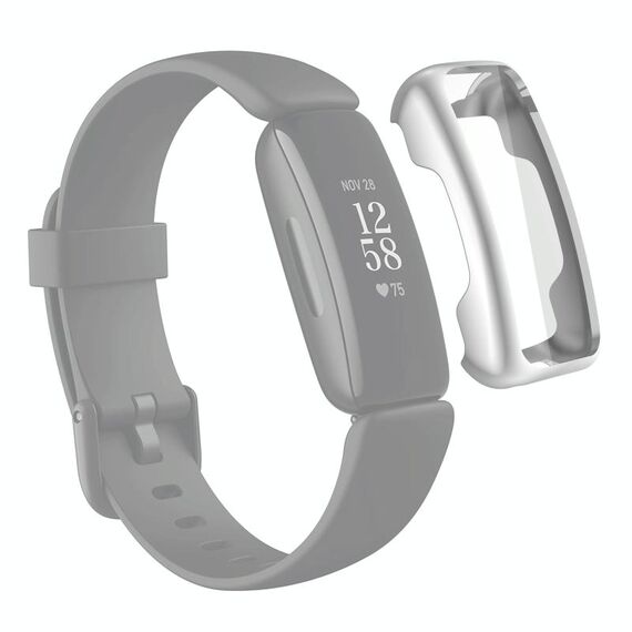 Per Fitbit Inspire 2 TPU Cover protettivo per la protezione elettroplatante (argento)