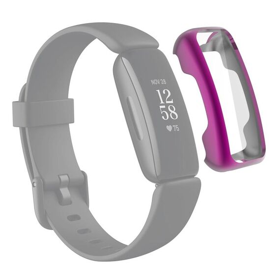 Per Fitbit Inspire 2 TPU Cover protettivo per la protezione elettroplatante (viola)