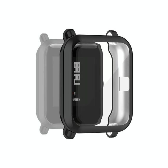 Per Amazfit Pop Cover protettiva in TPU a copertura totale (nero)