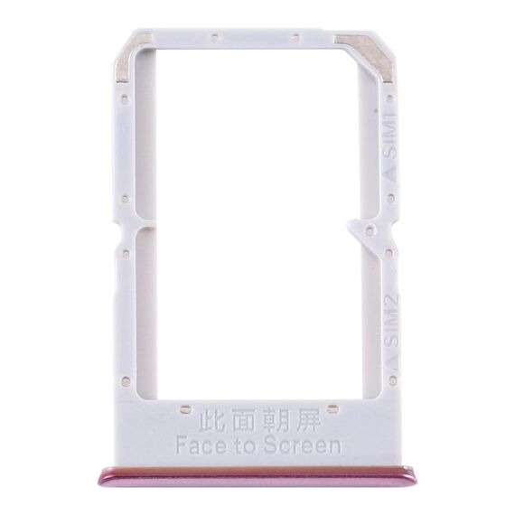 Per OPPO A92S/Reno4 Z 5G PDKM00 Vassoio per schede SIM + Vassoio per schede SIM (viola)