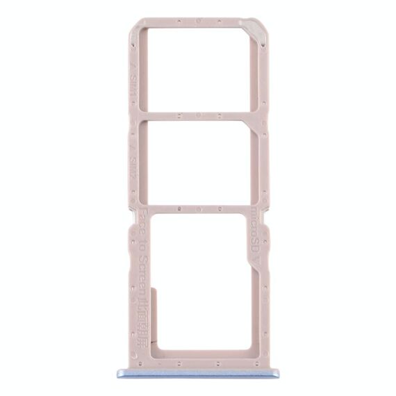 Per OPPO A32 / A53 4G / A33 2020 / A53s / A11s PDVM00 Vassoio scheda SIM + Vassoio scheda SIM + Vassoio scheda micro SD (blu)