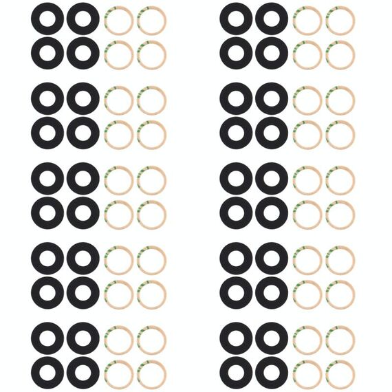 Per OPPO Reno4 SE Obiettivo fotocamera posteriore da 10 pezzi