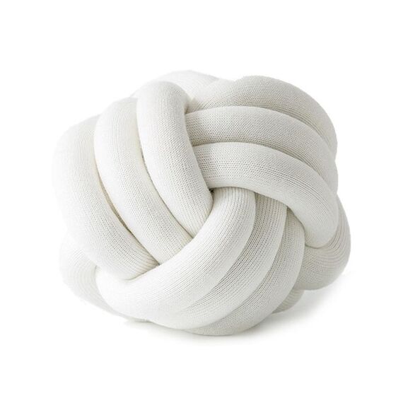 Cuscino a sfera annodato a mano, dimensioni: diametro: 25 ~ 30 cm (bianco)