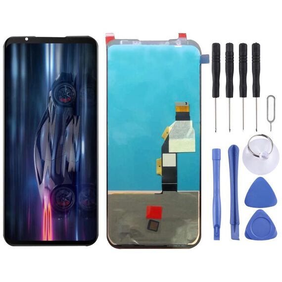 Schermo LCD AMOLED per ZTE Nubia Red Magic 5G NX659J 2020 con digitalizzatore assemblaggio completo (nero)