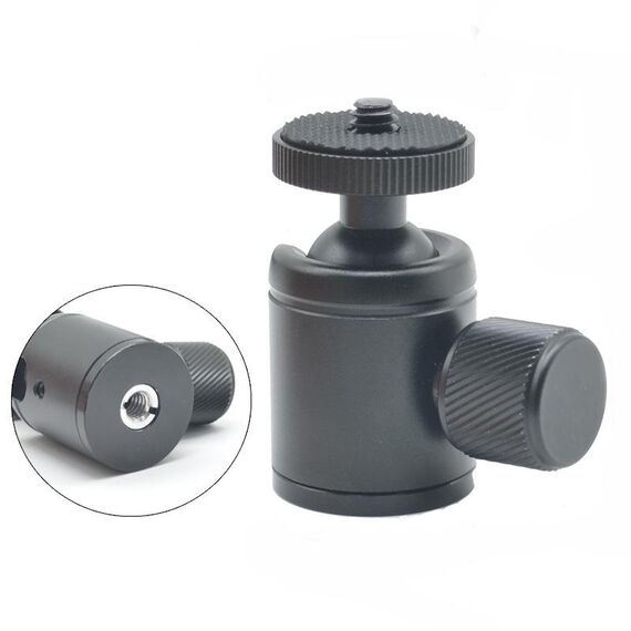BH-903 Mini treppiede da tavolo in lega di alluminio Mini testa a sfera da 360 gradi Treppiede inclinabile da 90 gradi